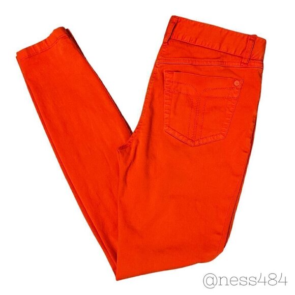 Trina Turk Orange Suki Ultra Smooth Skinny Pants, 6 - Picture 3 of 5